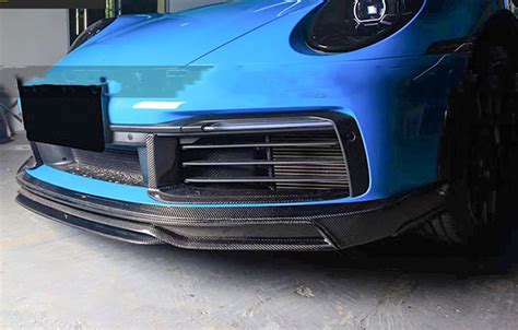 X Front Fog Light Air Vent Trim For Porsche Carrera