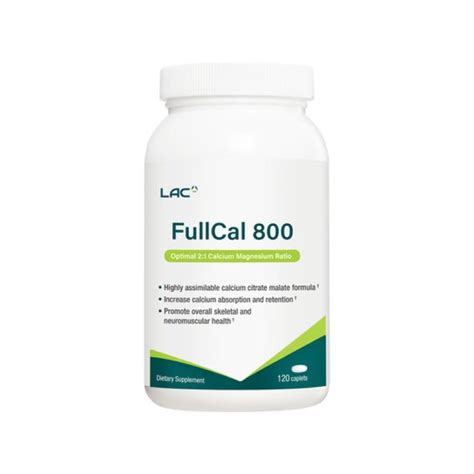 Jual Lac Fullcal Fullcal 800 120 Caplets Shopee Indonesia