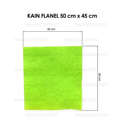 Jual Kain Flanel Cm X Cm Sumbu Wick Sytem Hidroponik Sumbu