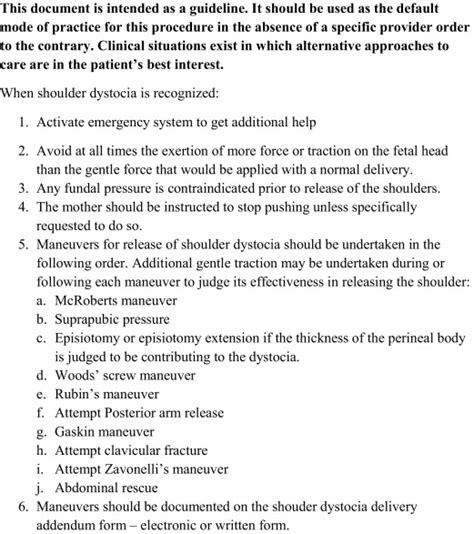 How To Develop An Effective Obstetric Checklist Obgyn Key