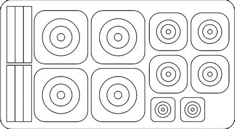 Roundels For Pzl P G Greek Service Mask For Ibg Hlj