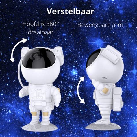 Uniflow Astronaut Sterren Projector Sterrenhemel Lamp Galaxy