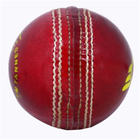 Kc Red Cheap Leather Cricket Ball 4 Piece Size Men Shape Round At