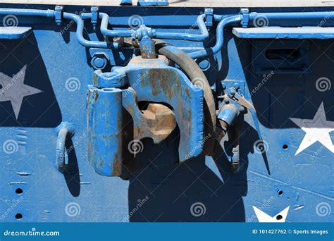 Train coupler editorial photography. Image of metal - 101427762