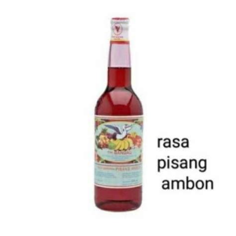 Jual Sirup Cap Bangau Rasa Pisang Ambon 620 ML Shopee Indonesia