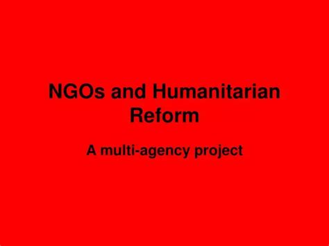 Ppt Ngos And Humanitarian Reform Powerpoint Presentation Free