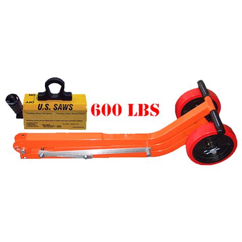 Curved Heavy Duty Collapsible Steel Dolly With 8 Hard Wheels And