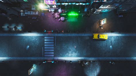 Neon City Streets Cyberpunk K Gridless Battlemap R Battlemaps