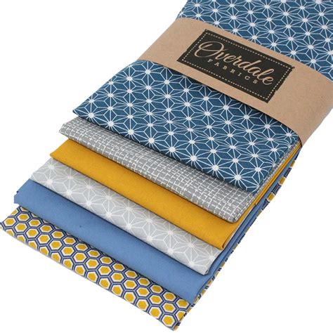 6 Fat Quarters Bundle Stitch Craft Overdale Fabrics