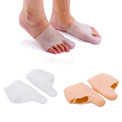 1 Pair Silicone Gel Hallux Valgus Straighteners Big Toe Separators