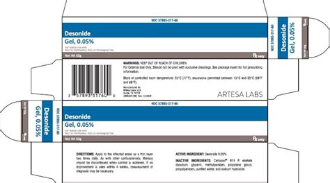 Desonide Gel Fda Prescribing Information Side Effects And Uses