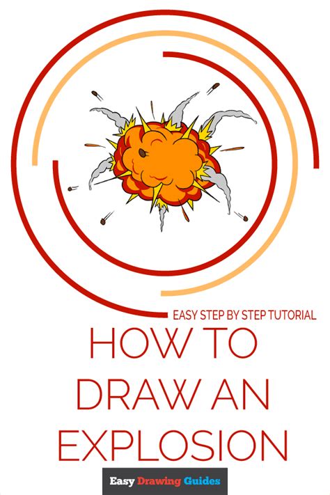 How To Draw An Explosion Really Easy Drawing Tutorial