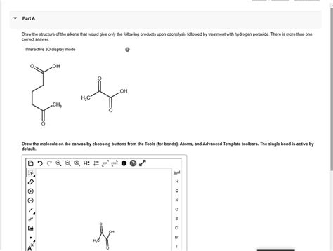 Solved Draw The Structure Of The Alkene That Would Give Only The