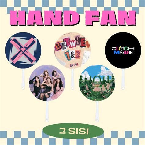 Jual KIPAS HAND FAN KPOP 2 SISI NCT ENHYPEN TXT TWICE RED