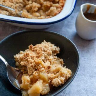 Toffee Apple Crumble - Something Sweet Something Savoury