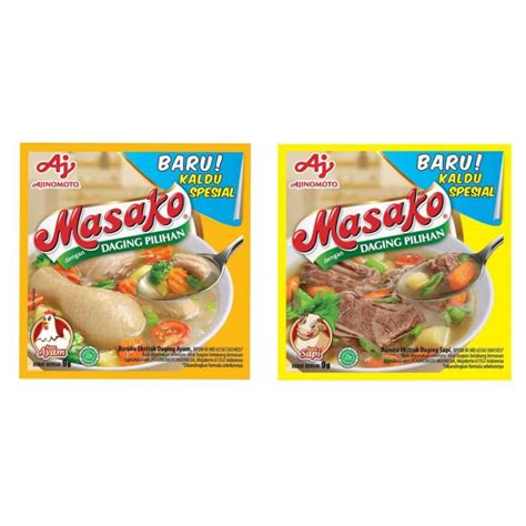 Jual Masako Renceng Kaldu Bubuk Penyedap Masakan Rasa Ayam 12 Pcs X 8