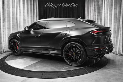 Used 2022 Lamborghini Urus ONLY 338 Miles! Factory Matte Black! B&O 3D ...