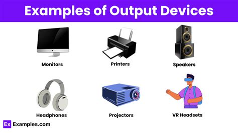 Output Devices Examples Definition Types Importance Uses