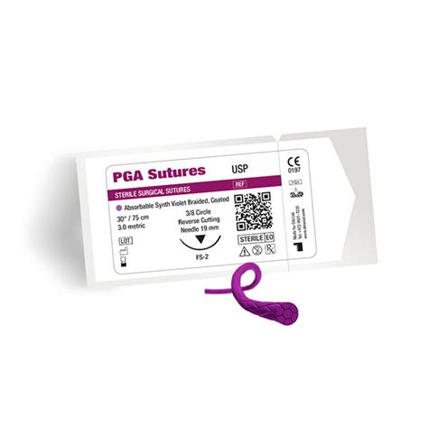 9132 Dynarex Braided PGA Sutures Absorbable Synthetic 46 OFF