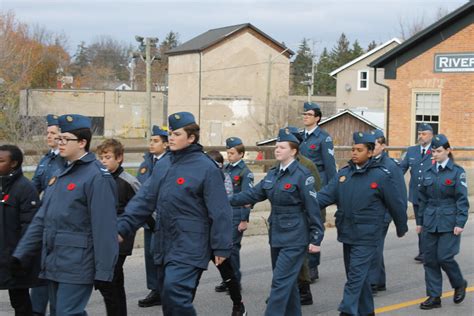 Ayr Remembrance Parade City Of Cambridge Royal Canadian Air