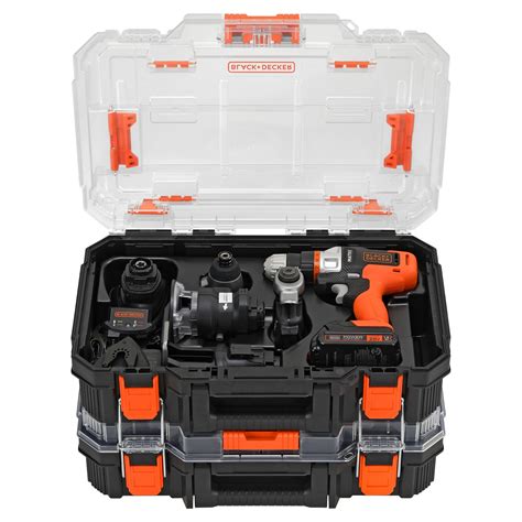 Black Decker Matrix Volt Max Tool Power Tool Combo Kit With Hard