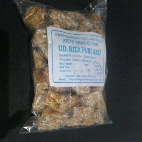 Jual Enting Enting Kacang Wijen Khas Blitar 500 Gram Shopee Indonesia