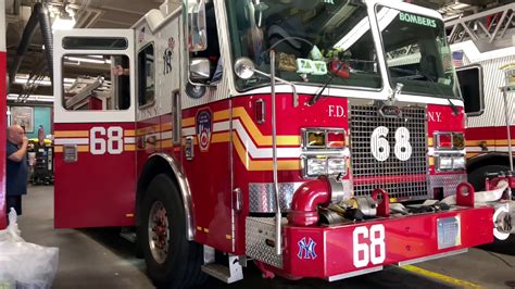 Two Perspectives Fdny Engine 68 Responding Out The Firehouse With