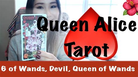 Queen Alice Tarot By Dame Darcy Sample Reading Of Wands Devil