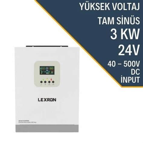 3 kW Lexron MPPT İnverter Fiyatı 80A Yüksek Voltaj Power Enerji