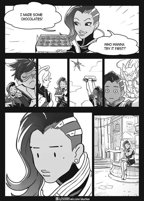 Overwatch Comics Hanzo Mercy Sombra