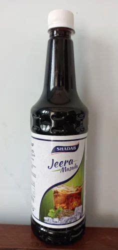 Shadab Jeera Masala Syrup Jeera Masala Packaging Type Pet Bottles