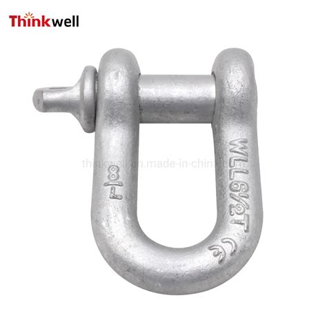 Forged Screw Pin Chain Dee Shackle Us Type G China Shackle And