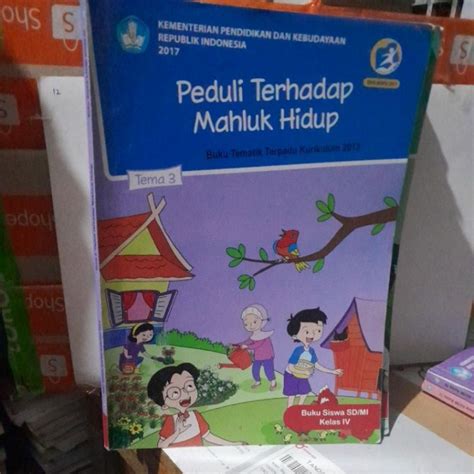 Jual Buku Tematik Terpadu Tema 3 Buku Siswa Sd Mi Kelas 4 Bse