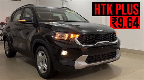 New Kia Sonet Htk Plus Review On Road Price Features Interior