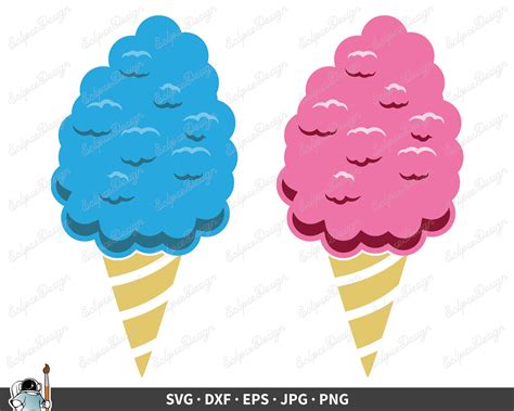 Cotton Candy Svg Cotton Candy Clip Art Vector Fairy Floss Etsy Australia