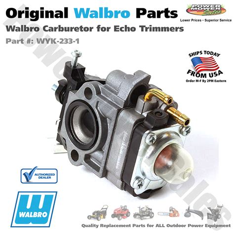 Genuine Walbro Wyk Carburetor Echo Srm Oem For Sale