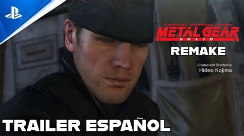 Metal Gear Solid 1 Remake Ps5 Trailer En Español Fanmade Youtube