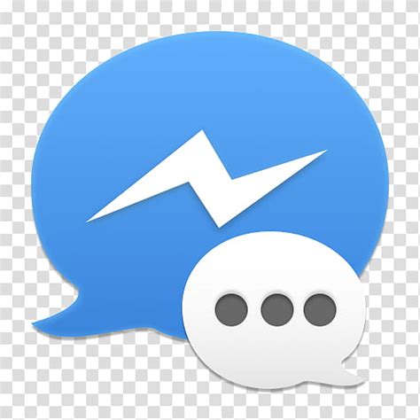 Chatterbox Facebook Messenger Appicon X Transparent Background Png