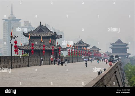 China,Shaanxi Province,Xi'an City,Xi'an City Wall Stock Photo - Alamy