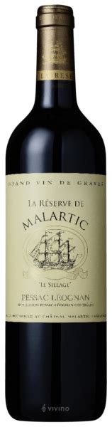 2010 Château Malartic Lagravière Le Comte Vivino US