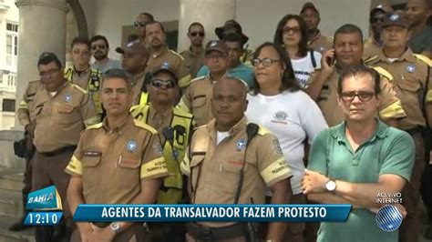 Agentes Da Transalvador Fazem Carreata E Reivindicam Seguran A