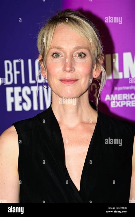 bfi southbank nft london uk  oct  hattie morahan attends