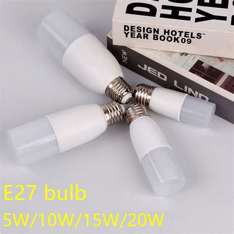 LEEDERSON E27 Spiral Bayonet Bulb 5W 10W 15W 20W LED Bulb 220V3000K