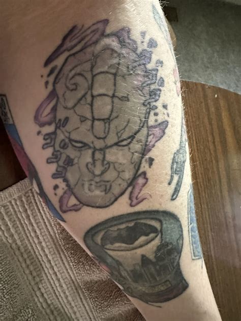 My Stone Mask Tattoo Ive Had Multiple People Ask Me If Its Jason