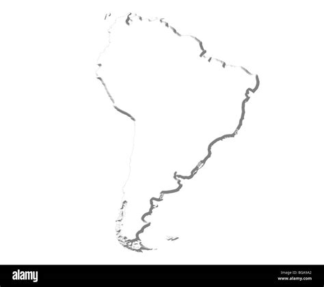 Latin America Map Black And White Stock Photos Images Alamy