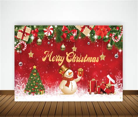 Buy Christmas Party Backdrop | Party Supplies | Thememyparty – Theme My ...