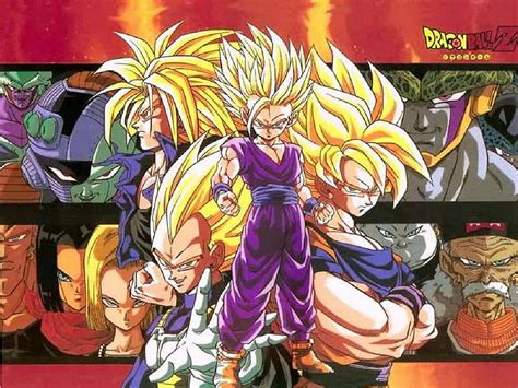 Super Saiyans Gohan Goku Vegeta Trunks Z Fighters Fighters