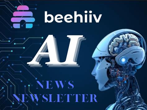 Ai News Newsletter Template Beehiiv Landing Page Schedule Ai Newsletter