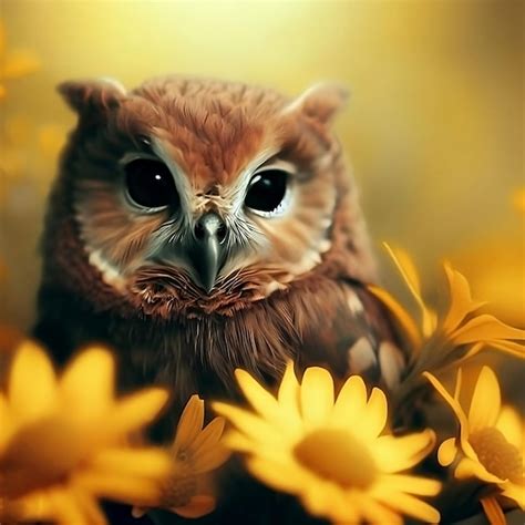 Premium Ai Image Owls B