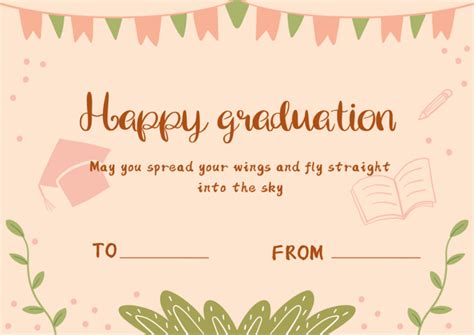 Graduation Greeting Card Cartoon Template Psd Free Download Pikbest